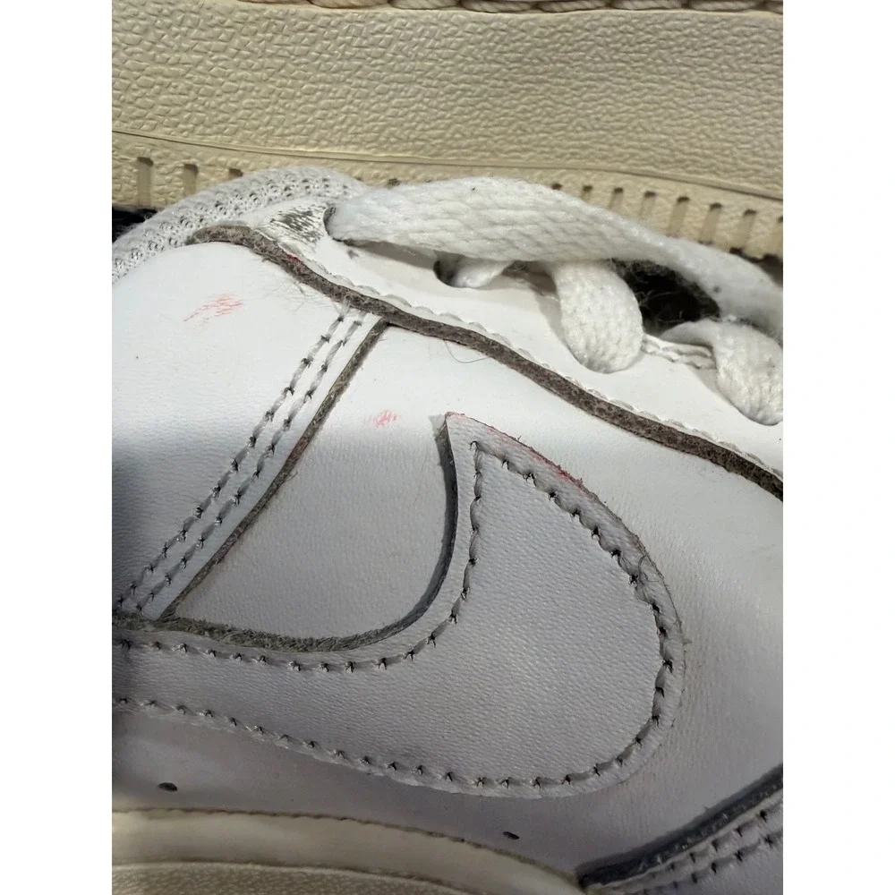 Nike Air Force‎ 1 Low GS White Sneakers Shoes 314192-117 Kids